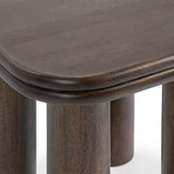 Miranda End Table, Cocoa Brown-Furniture - Accent Tables-High Fashion Home
