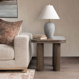 Miranda End Table, Cocoa Brown-Furniture - Accent Tables-High Fashion Home