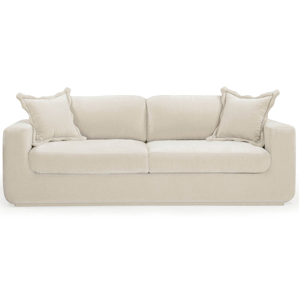 Miri Sofa, Cream-Furniture - Sofas-High Fashion Home