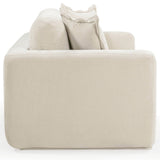Miri Sofa, Cream-Furniture - Sofas-High Fashion Home