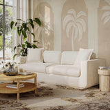 Miri Sofa, Cream-Furniture - Sofas-High Fashion Home