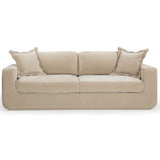Miri Sofa, Sand-Furniture - Sofas-High Fashion Home