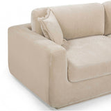 Miri Sofa, Sand-Furniture - Sofas-High Fashion Home