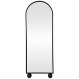Mirror on Stand w/Ball Feet, Black