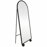 Mirror on Stand w/Ball Feet, Black