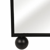 Mirror on Stand w/Ball Feet, Black