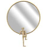 Mirror w/Man, Gold