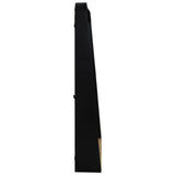 Mirror w/Shelf, Black/Brown