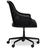 Mischa Desk Chair, Gibson Black by Four Hands-Furniture - Office-High Fashion Home
