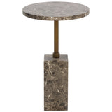 Mizani End Table, Brown-Furniture - Accent Tables-High Fashion Home