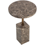 Mizani End Table, Brown-Furniture - Accent Tables-High Fashion Home