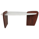 Modern Coffee Table, White-Furniture - Accent Tables-High Fashion Home