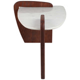 Modern Coffee Table, White-Furniture - Accent Tables-High Fashion Home