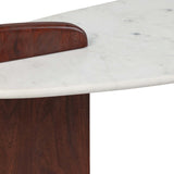 Modern Coffee Table, White-Furniture - Accent Tables-High Fashion Home