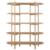 Modern Etagere, White Oak-Furniture - Storage-High Fashion Home