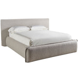 Modern Lux King Bed, Medina Pebble-Furniture - Bedroom-High Fashion Home