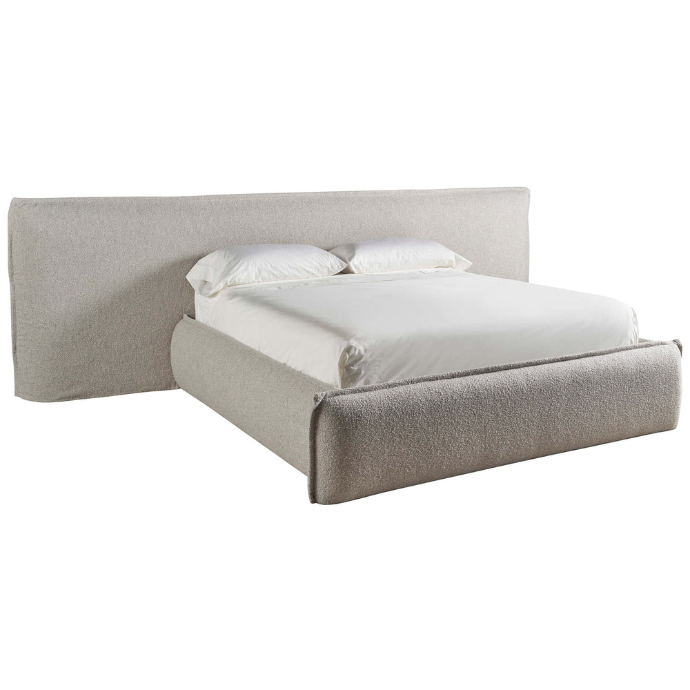 Modern Lux Wall King Bed, Medina Pebble-Furniture - Bedroom-High Fashion Home