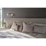 Modern Lux Wall King Bed, Medina Pebble-Furniture - Bedroom-High Fashion Home