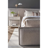 Modern Lux Wall King Bed, Medina Pebble-Furniture - Bedroom-High Fashion Home