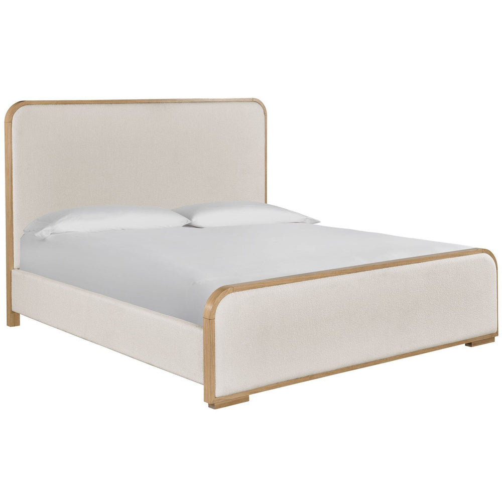 Modern Nomad Bed, Canberra Ivory-Furniture - Bedroom-High Fashion Home