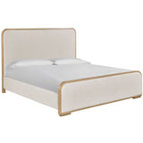 Modern Nomad Bed, Canberra Ivory-Furniture - Bedroom-High Fashion Home