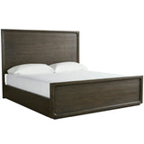 Modern Sable Panel Bed, Dark Brown-Furniture - Bedroom-High Fashion Home