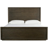 Modern Sable Panel Bed, Dark Brown-Furniture - Bedroom-High Fashion Home
