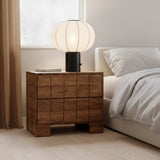 Modo Nightstand, Walnut-Furniture - Bedroom-High Fashion Home