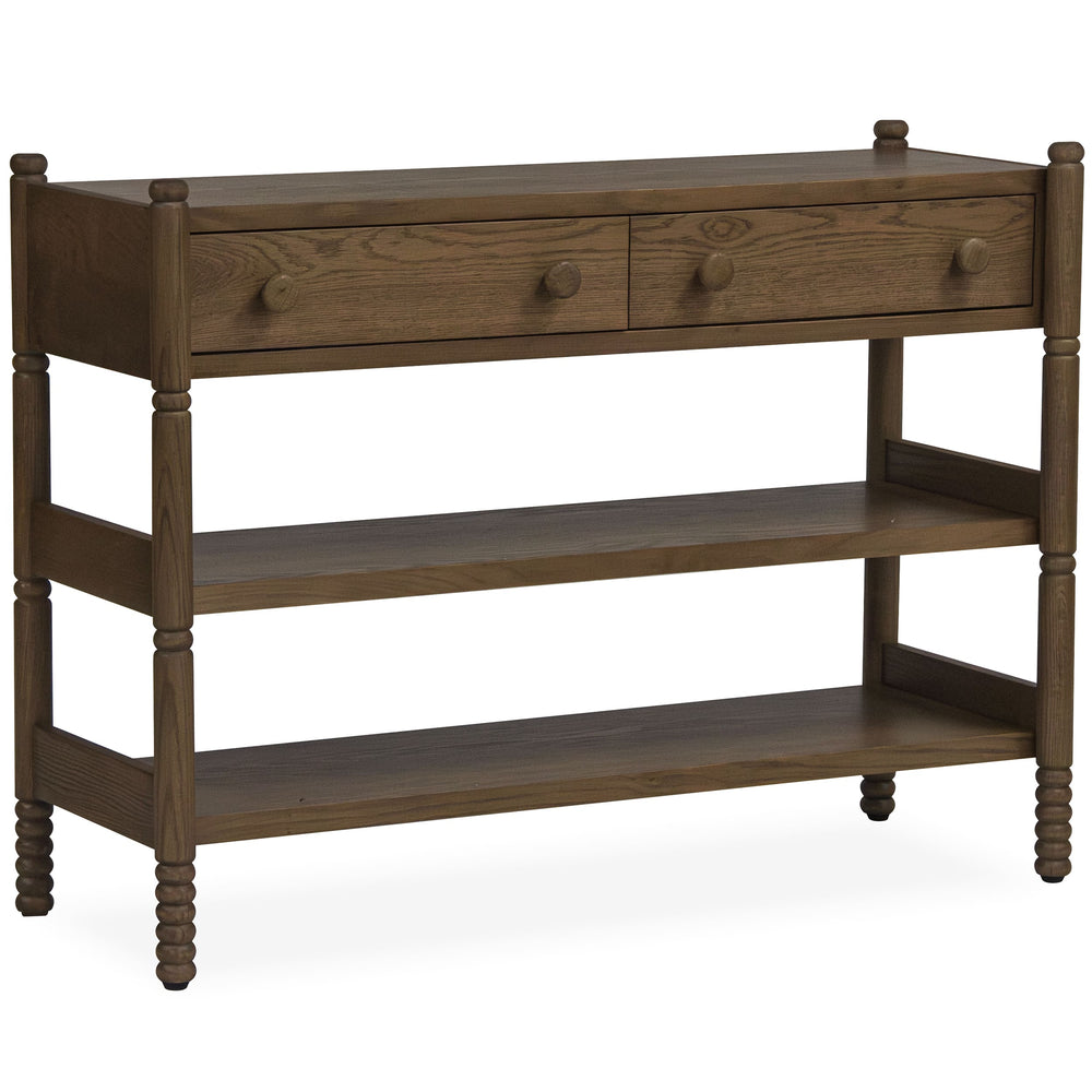 Molly Console Table, Light Walnut