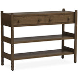 Molly Console Table, Light Walnut