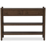 Molly Console Table, Light Walnut