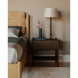 Molly Nightstand, Light Walnut