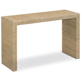 Mona Console Table, Natural Seagrass-Furniture - Accent Tables-High Fashion Home