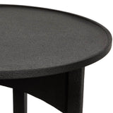 Mona End Table, Textured Iron by Four Hands