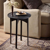 Mona End Table, Textured Iron by Four Hands