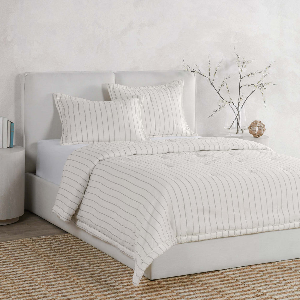 Monaco Comforter Set, Ivory-Accessories-High Fashion Home