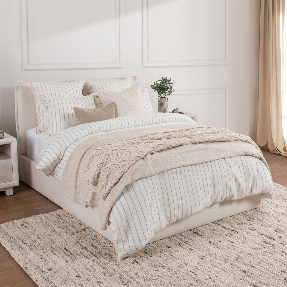 Monaco Duvet, Ivory-Accessories-High Fashion Home