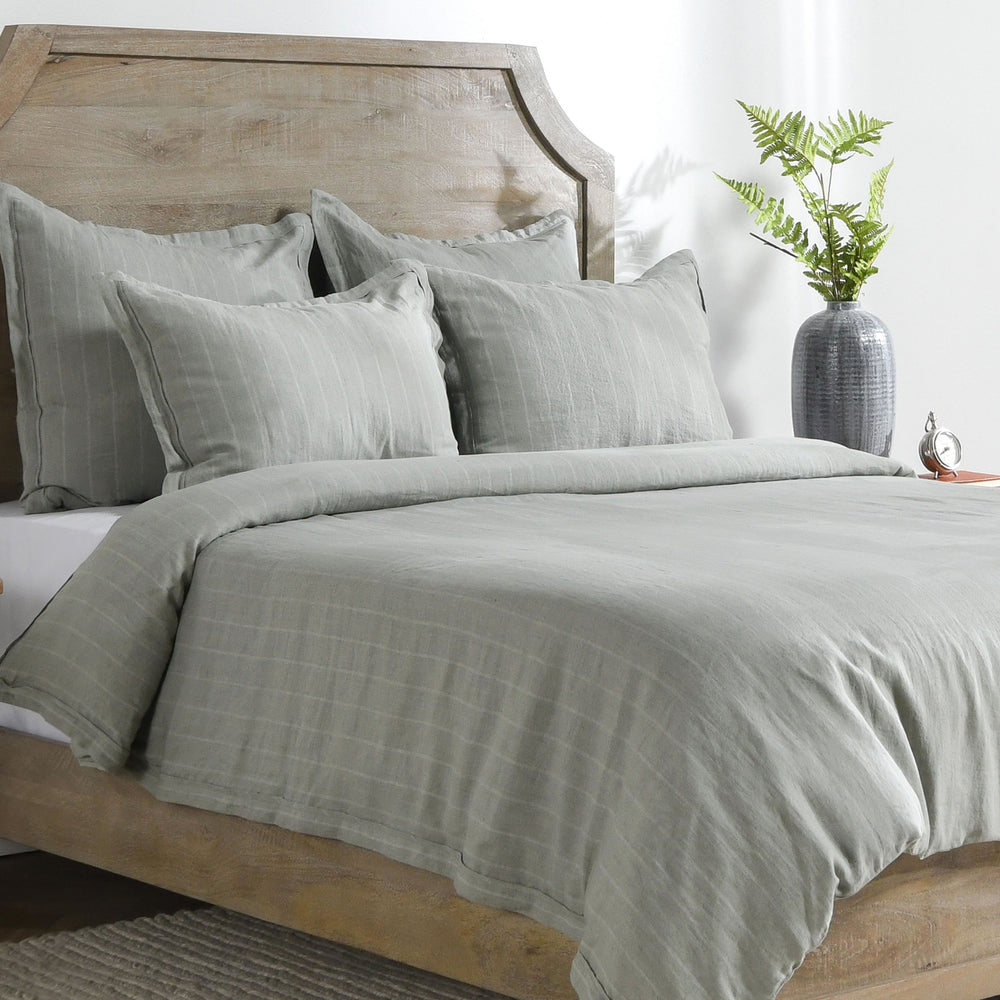 Monaco Duvet, Sage-Accessories-High Fashion Home