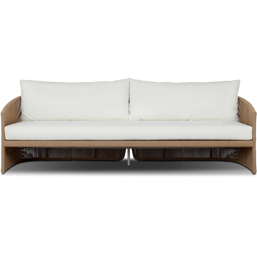 Mondira Outdoor Sofa, Arashi Salt by Four Hands