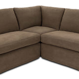 Monette 3 Piece Sectional, Broadway Coffee by Four Hands-Furniture - Sofas-High Fashion Home