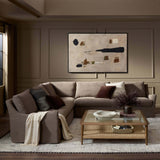 Monette 3 Piece Sectional, Broadway Coffee by Four Hands-Furniture - Sofas-High Fashion Home