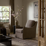 Monette Glider Swivel, Broadway Coffee by Four Hands-Furniture - Chair-High Fashion Home