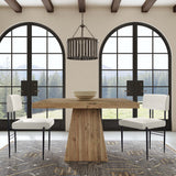 Montana Square Dining Table, Natural-Furniture - Dining-High Fashion Home