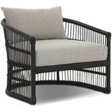 Montecito Outdoor Chair, Concha Fog by Four Hands