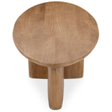 Montengo Oval Coffee Table, Natural Maple-Furniture - Accent Tables-High Fashion Home