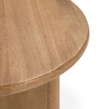 Montengo Round End Table, Natural Maple-Furniture - Accent Tables-High Fashion Home