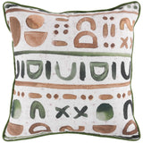Monterey Outdoor Pillow, Natural/Green-Accessories-High Fashion Home