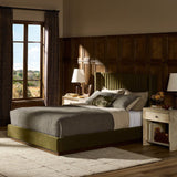 Montgomery Bed, Sutton Olive by Four Hands-Furniture - Bedroom-High Fashion Home