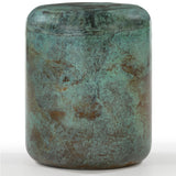 Moon Side Table, Green Patina