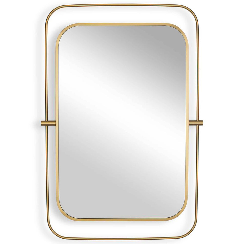 Moreni Mirror, Antique Brass